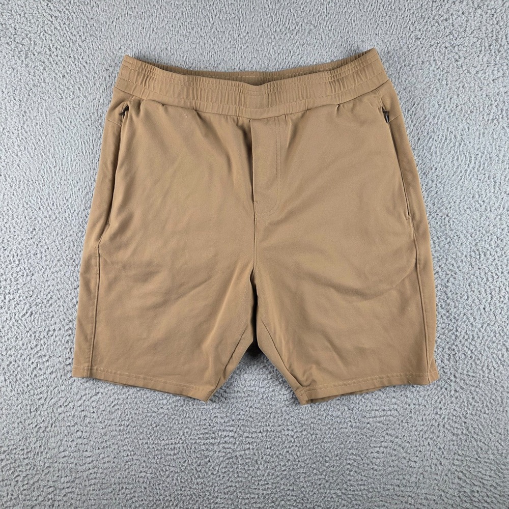 Public Rec Shorts Mens 34R Brown Preppy Work Out Gym Running shorts